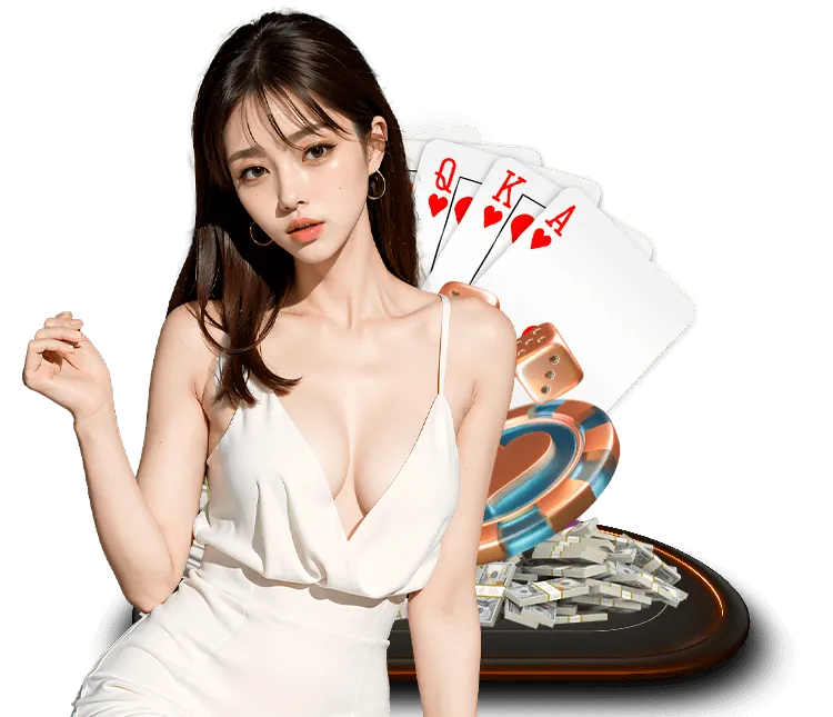 Bàn chơi Poker với chip và bài